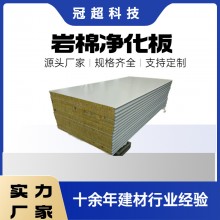 廠家直供防火防水隔音巖棉板 內(nèi)墻隔熱吊頂機(jī)制巖棉凈化板 潔凈板